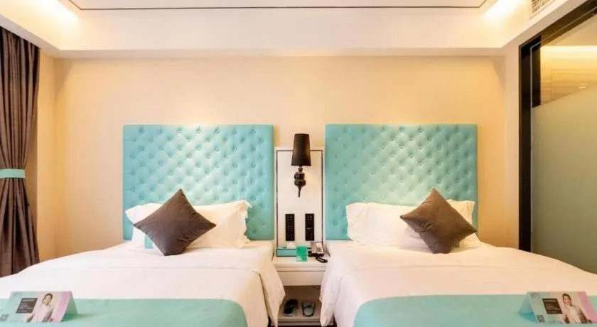 Bed in Xana Hotelle· Dalian Software Park University of Technology