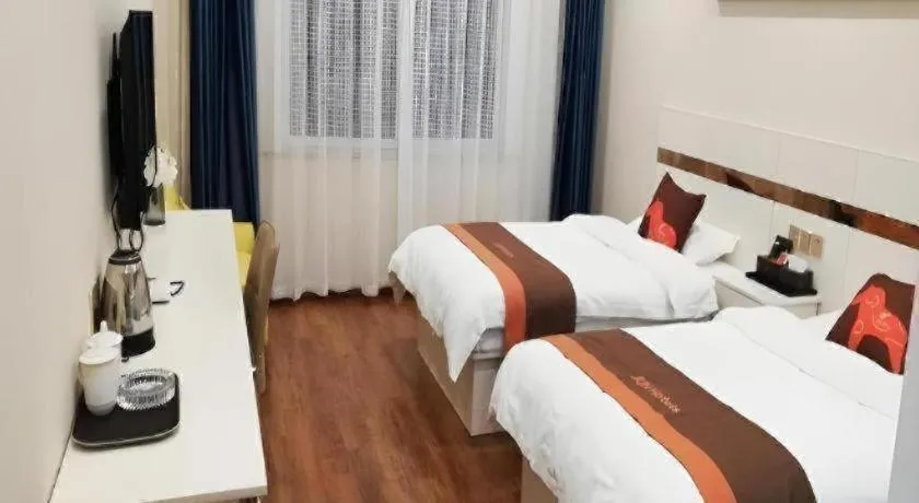 Bed in Jun Hotel Jiangsu Yangzhou Jiangdu District Xiaoji Town Yingtai Industrial Park