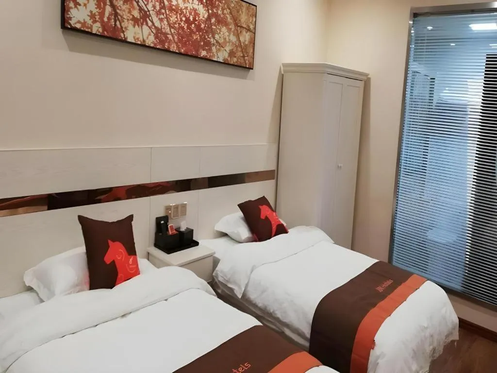 Bed in Jun Hotel Jiangsu Yangzhou Jiangdu District Xiaoji Town Yingtai Industrial Park