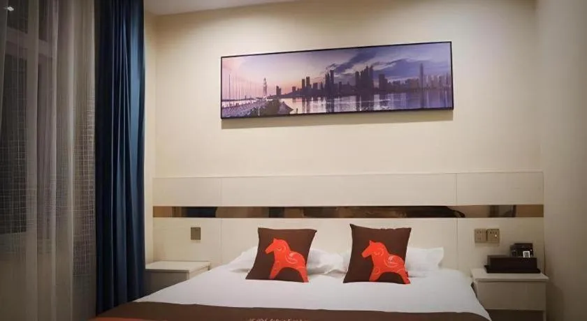 Bed in Jun Hotel Jiangsu Yangzhou Jiangdu District Xiaoji Town Yingtai Industrial Park