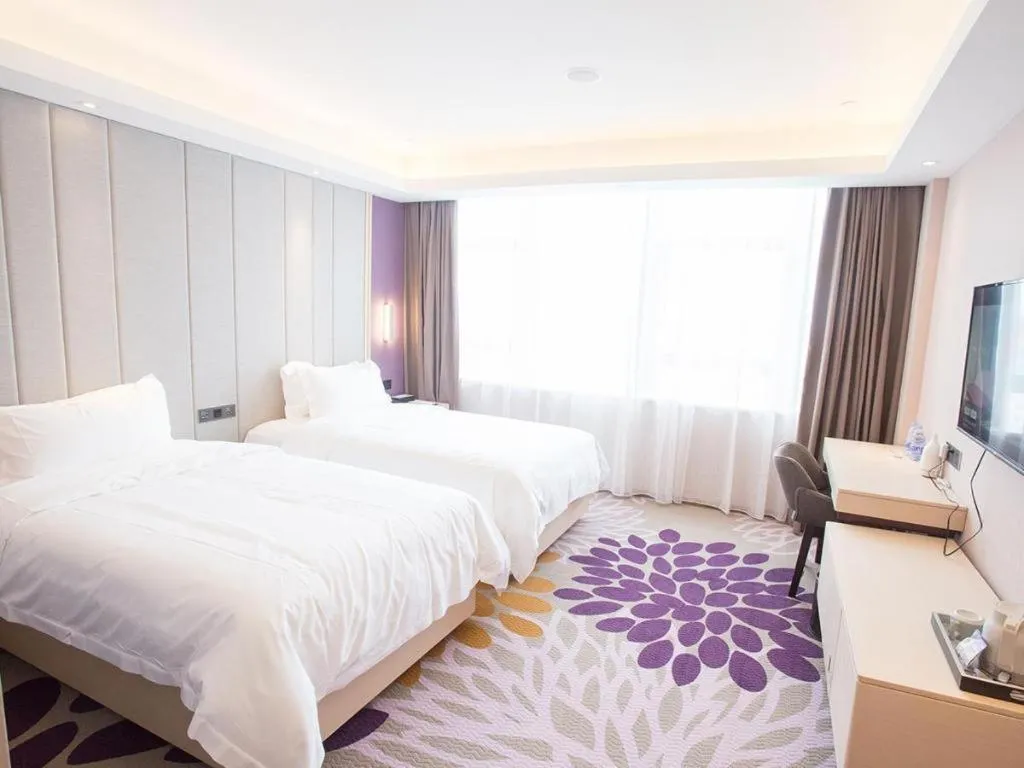 Bed in Lavande Hotels Xuzhou Yunlong Wanda Medical University