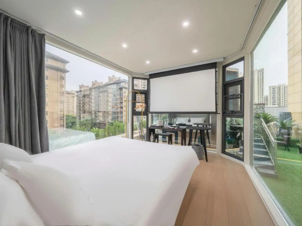 Bed in Lavande Hotels Xuzhou Yunlong Wanda Medical University