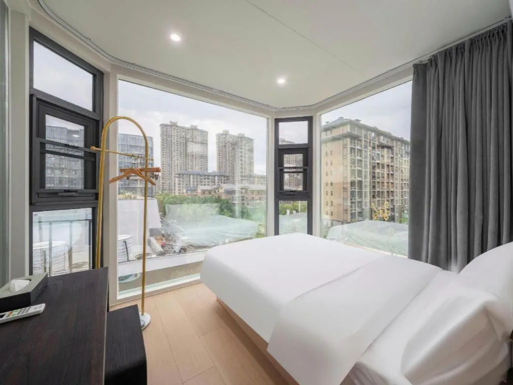 Bed in Lavande Hotels Xuzhou Yunlong Wanda Medical University