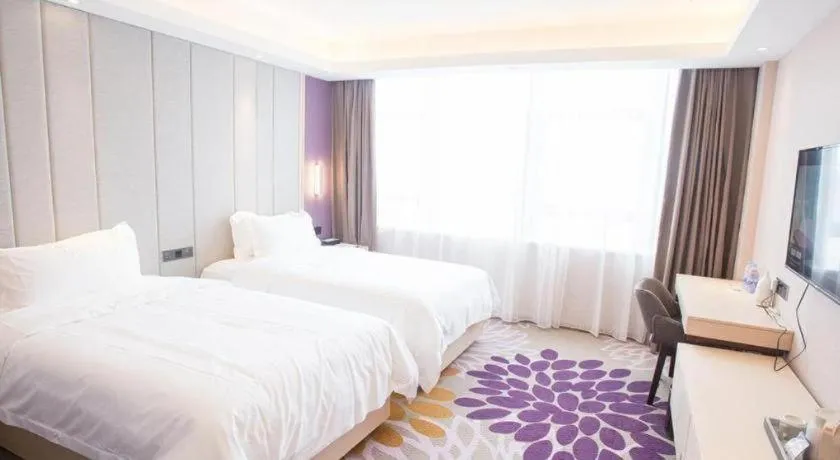 Bed in Lavande Hotels Xuzhou Yunlong Wanda Medical University