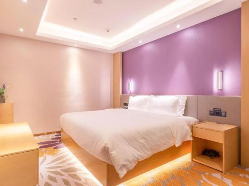 Bed in Lavande Hotel Ji'nan Railway Station Long Distance Bus Terminal