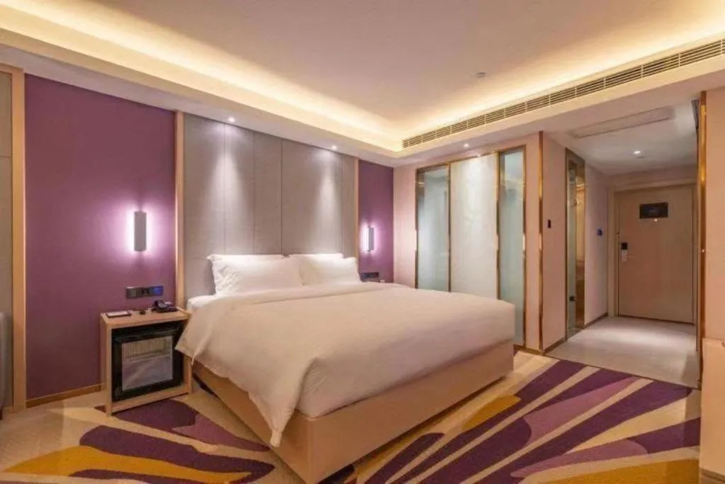 Bed in Lavande Hotel Ji'nan Railway Station Long Distance Bus Terminal