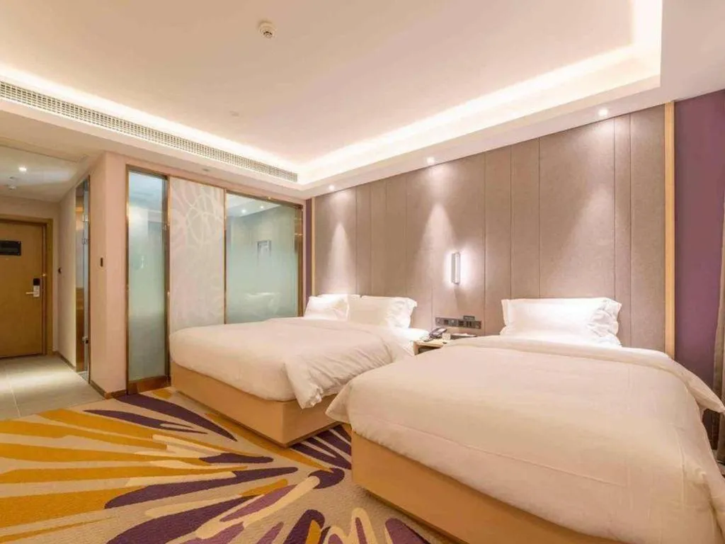 Bed in Lavande Hotel Ji'nan Railway Station Long Distance Bus Terminal