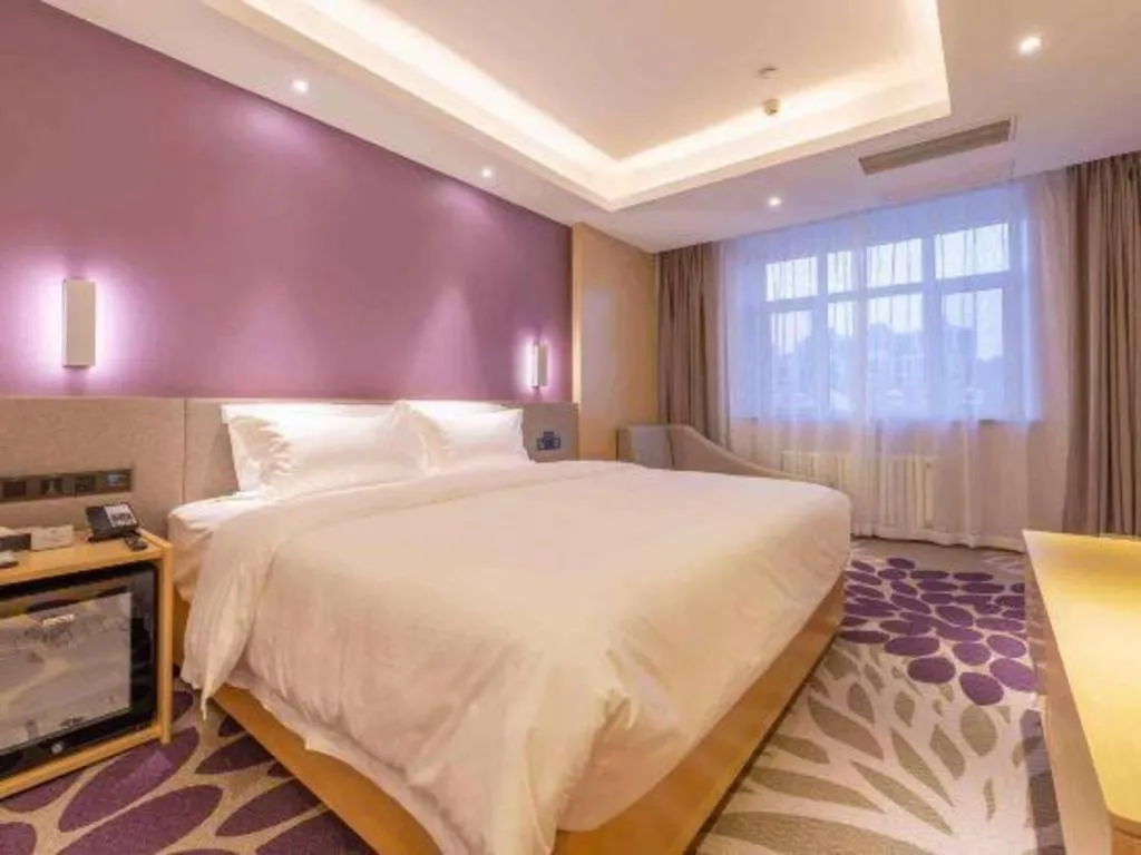 Bed in Lavande Hotel Ji'nan Railway Station Long Distance Bus Terminal