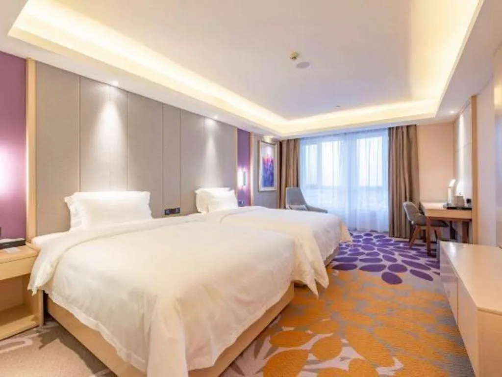 Bed in Lavande Hotel Ji'nan Railway Station Long Distance Bus Terminal