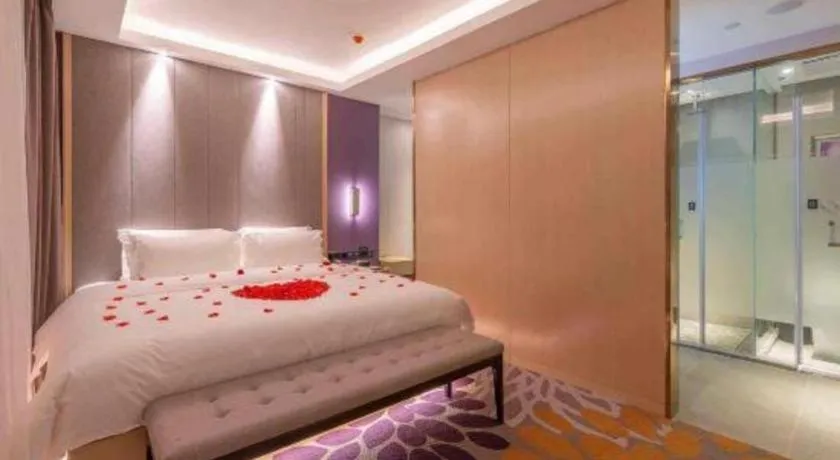 Bed in Lavande Hotel Ji'nan Railway Station Long Distance Bus Terminal