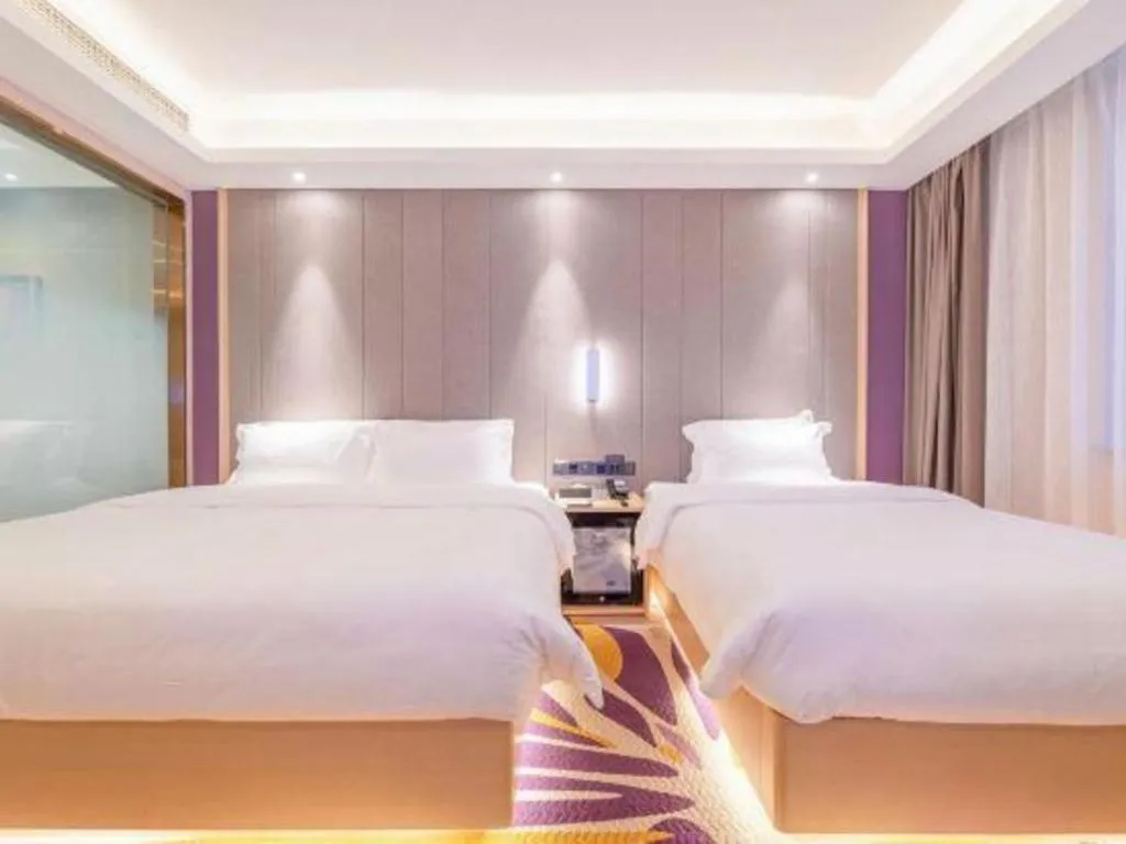 Bed in Lavande Hotel Ji'nan Railway Station Long Distance Bus Terminal