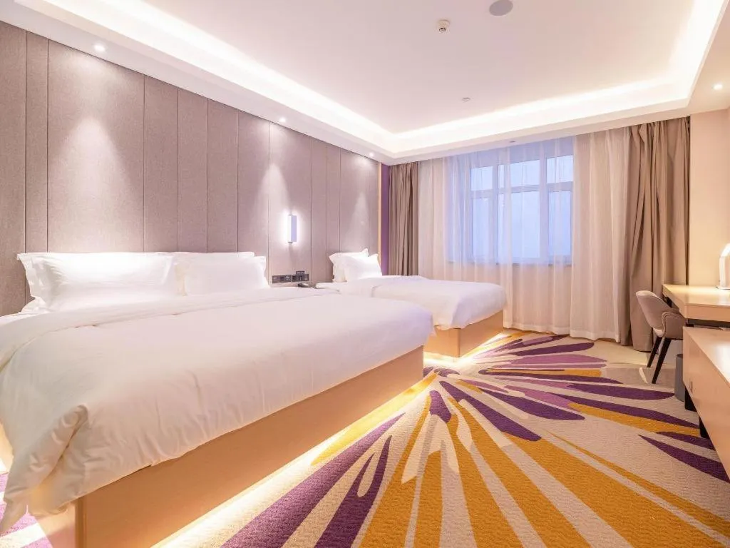 Bed in Lavande Hotel Ji'nan Railway Station Long Distance Bus Terminal