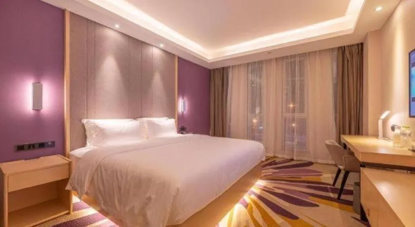 Bed in Lavande Hotel Ji'nan Railway Station Long Distance Bus Terminal