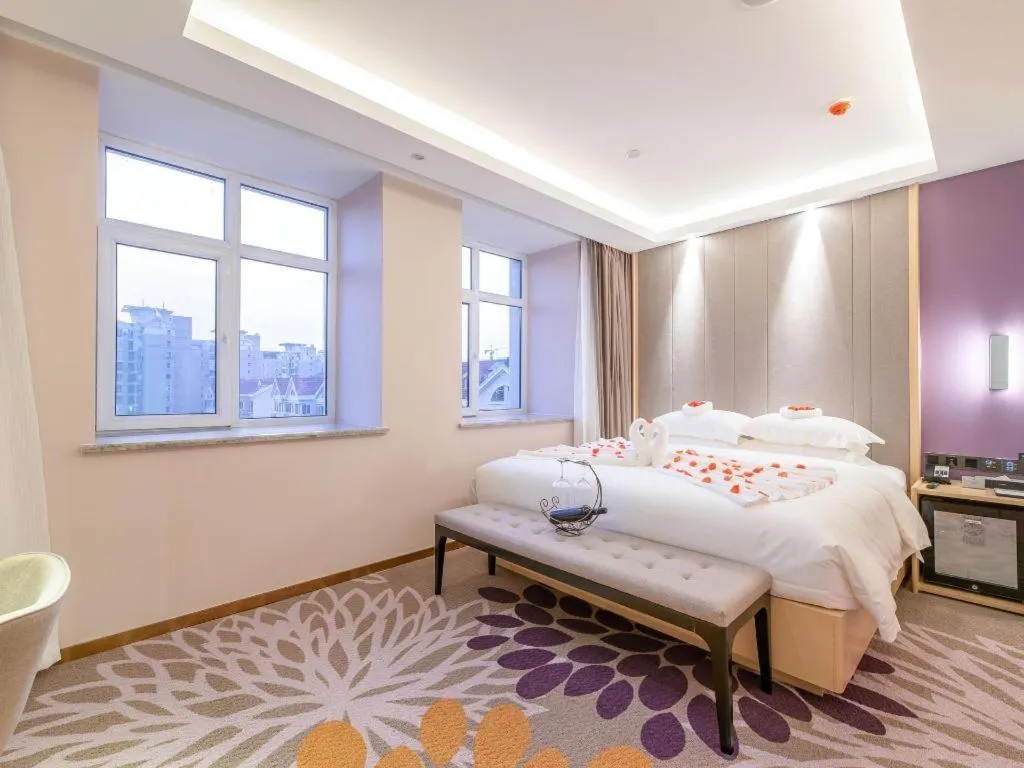 Bed in Lavande Hotel Ji'nan Railway Station Long Distance Bus Terminal