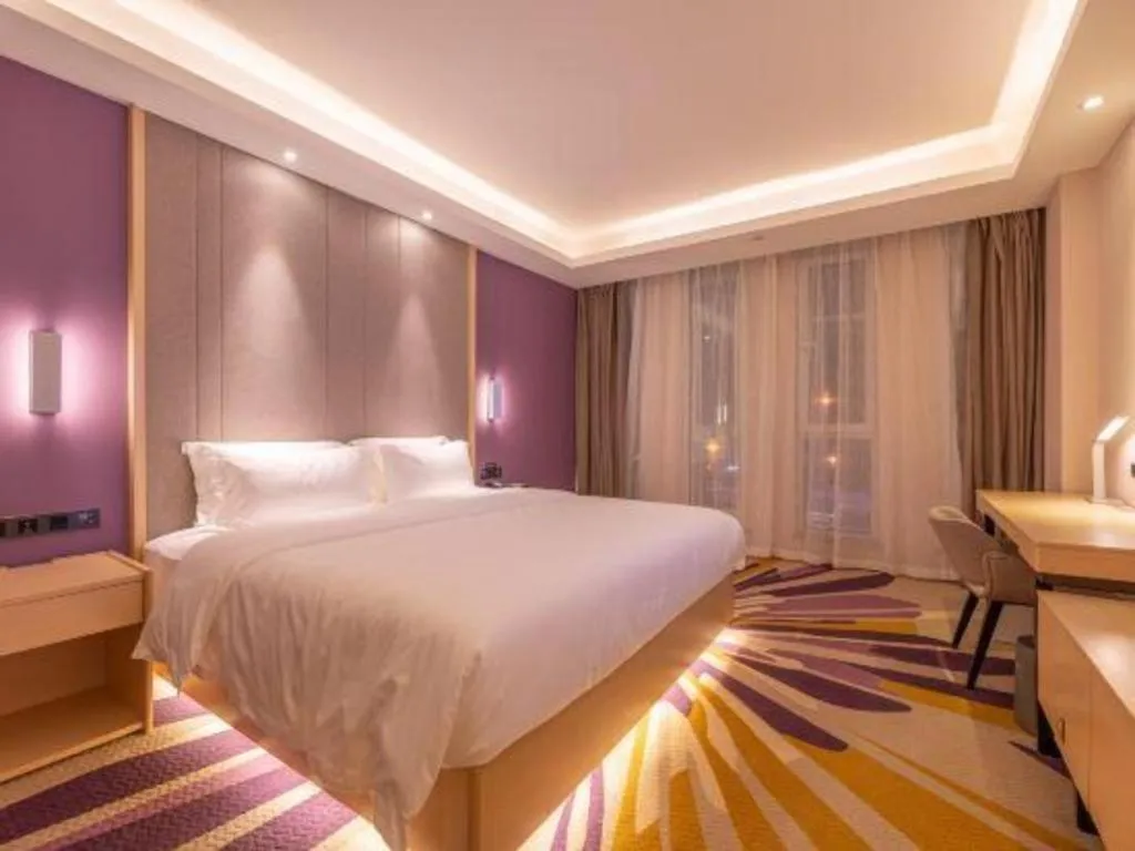 Bed in Lavande Hotel Ji'nan Railway Station Long Distance Bus Terminal