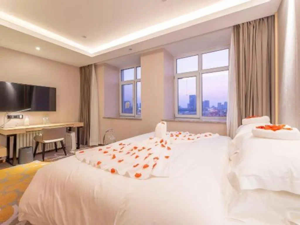 Bed in Lavande Hotel Ji'nan Railway Station Long Distance Bus Terminal