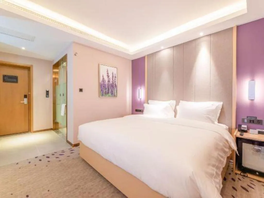 Bed in Lavande Hotel Ji'nan Railway Station Long Distance Bus Terminal