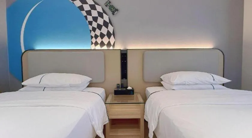 Bed in City Comfort Inn Changsha Yuelu Mountain Meixi Lake Park