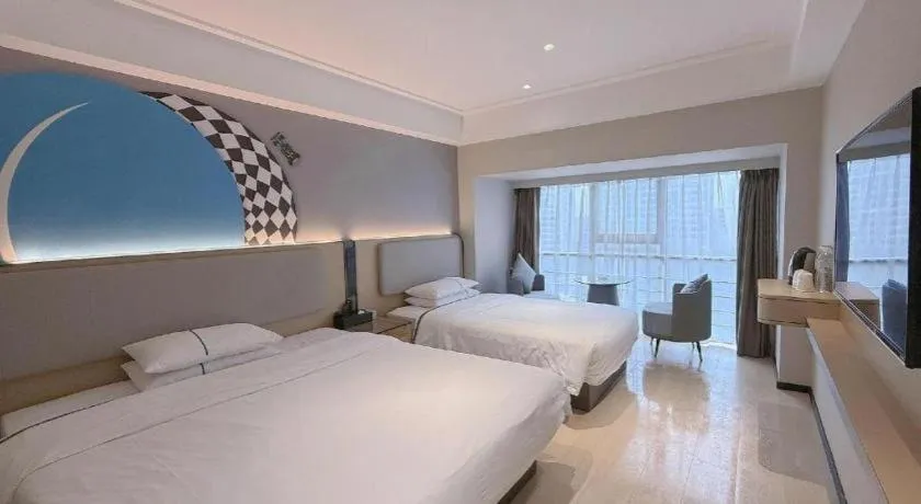 Bed in City Comfort Inn Changsha Yuelu Mountain Meixi Lake Park