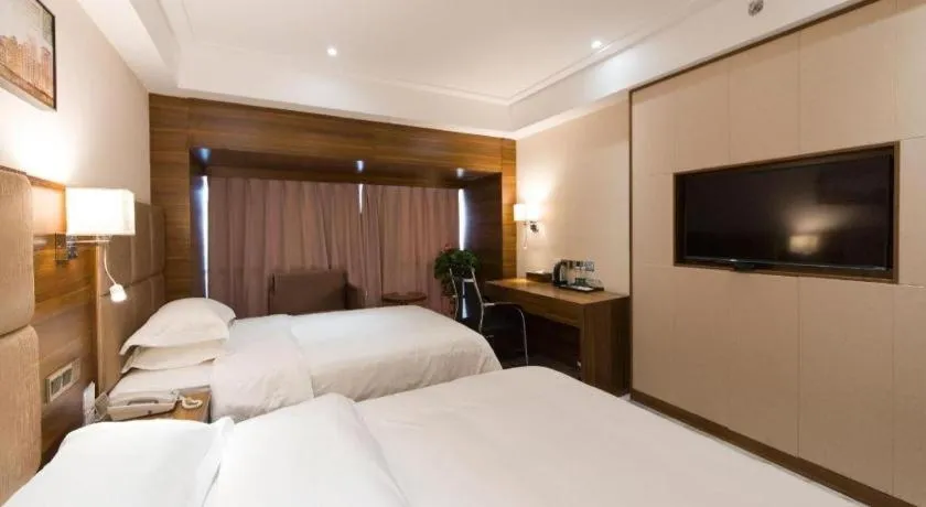 Bed in City Comfort Inn Changsha Yuelu Mountain Meixi Lake Park