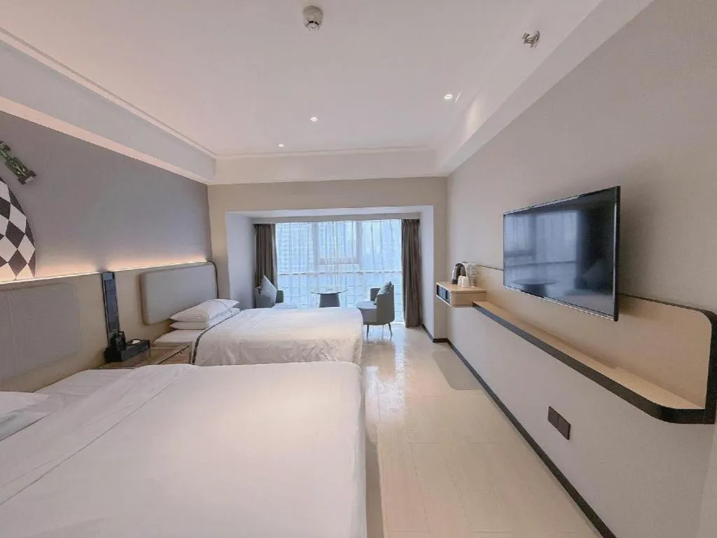 Bed in City Comfort Inn Changsha Yuelu Mountain Meixi Lake Park