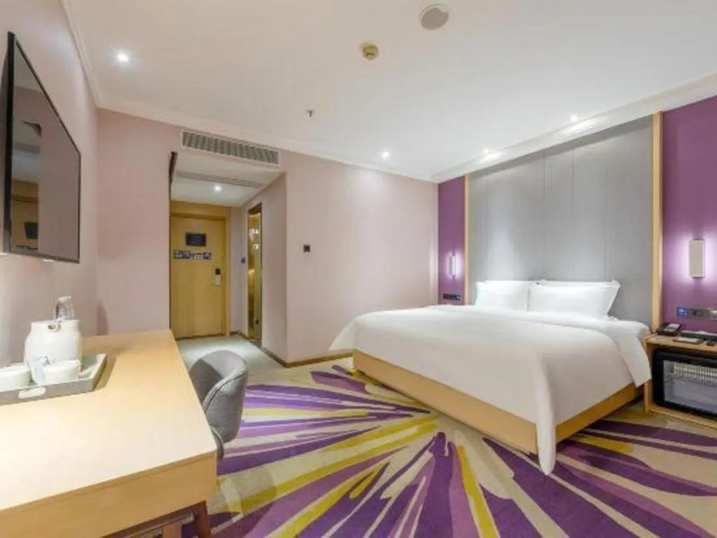 Bed in Lavande Hotel Guangzhou Zengchen Xintang Light Railway Station
