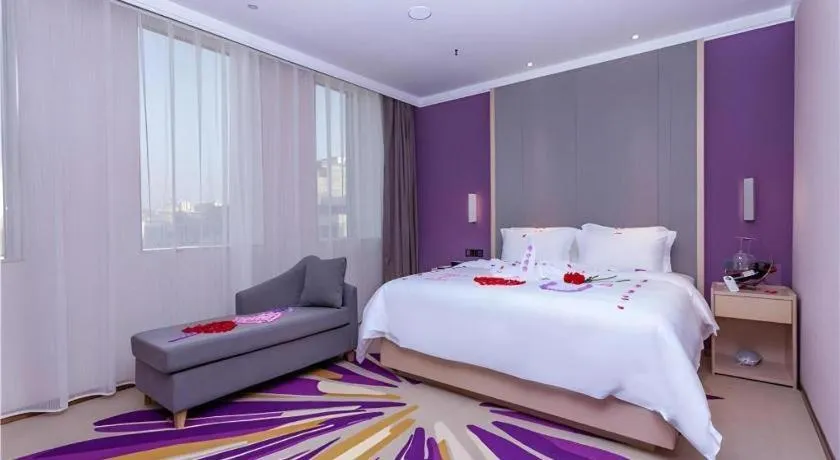 Bed in Lavande Hotel Guangzhou Zengchen Xintang Light Railway Station