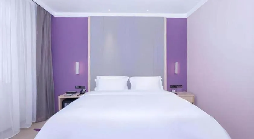 Bed in Lavande Hotel Guangzhou Zengchen Xintang Light Railway Station