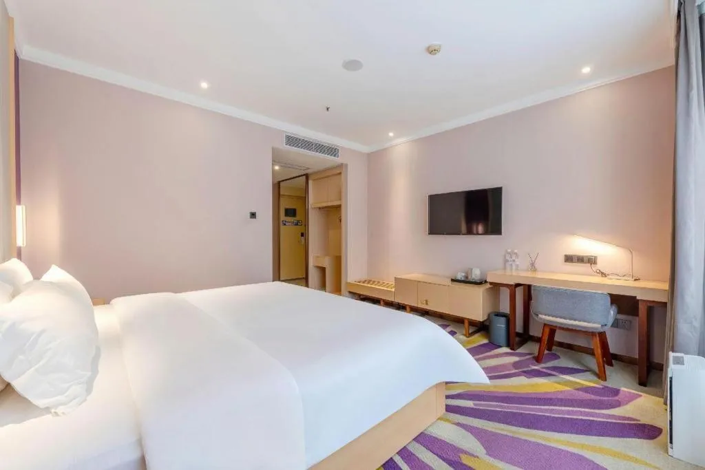 Bed in Lavande Hotel Guangzhou Zengchen Xintang Light Railway Station