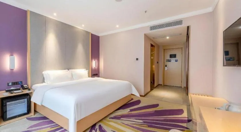 Bed in Lavande Hotel Guangzhou Zengchen Xintang Light Railway Station