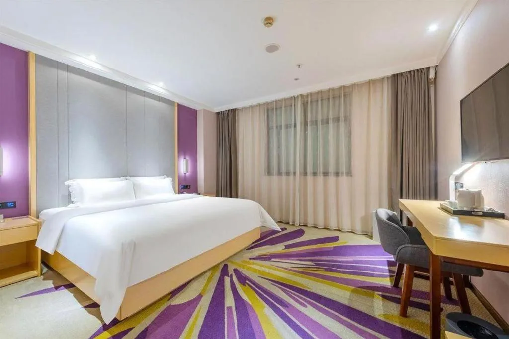 Bed in Lavande Hotel Guangzhou Zengchen Xintang Light Railway Station