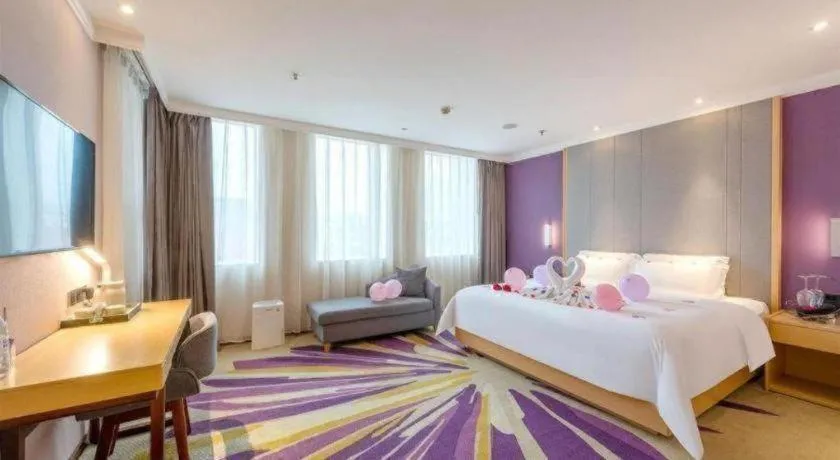 Bed in Lavande Hotel Guangzhou Zengchen Xintang Light Railway Station