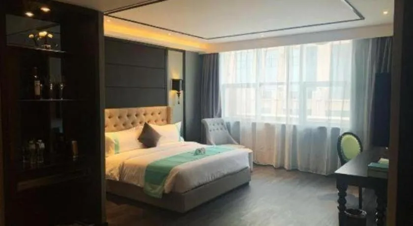 Bed in Xana Hotelle Yinchuan Swan Lake Wangfujing