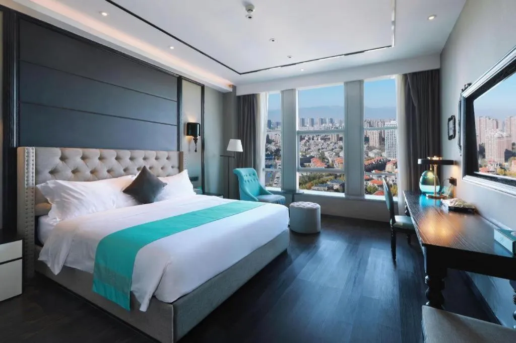 Bed in Xana Hotelle Yinchuan Swan Lake Wangfujing