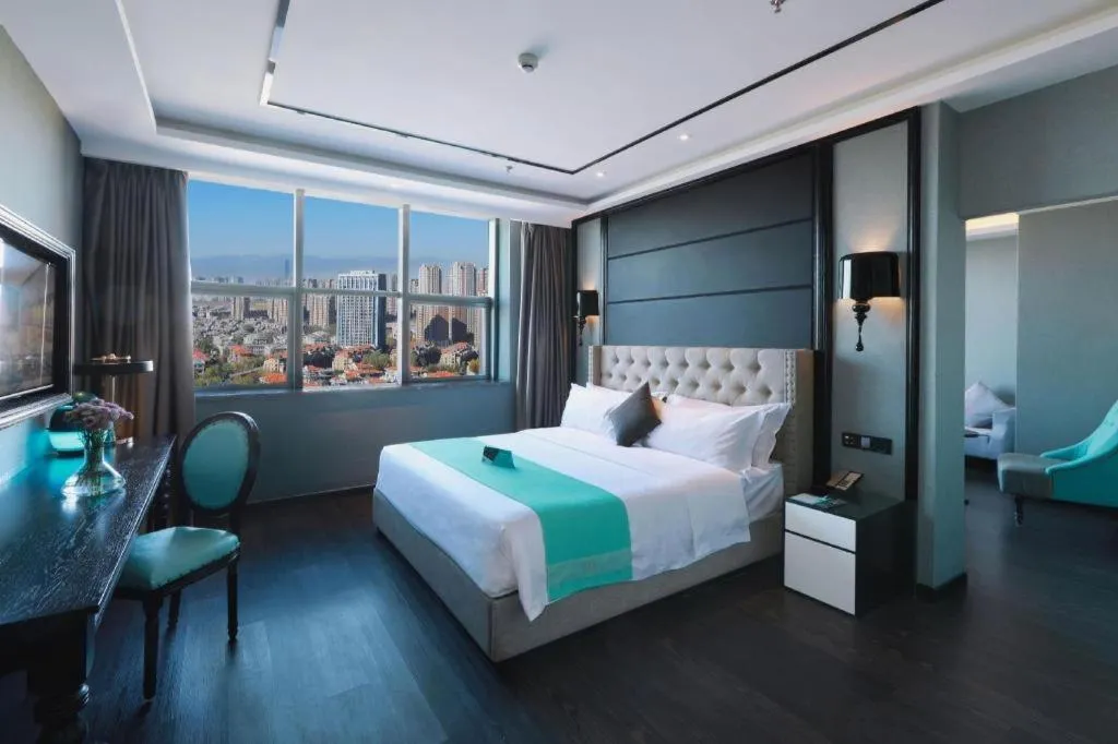 Bed in Xana Hotelle Yinchuan Swan Lake Wangfujing