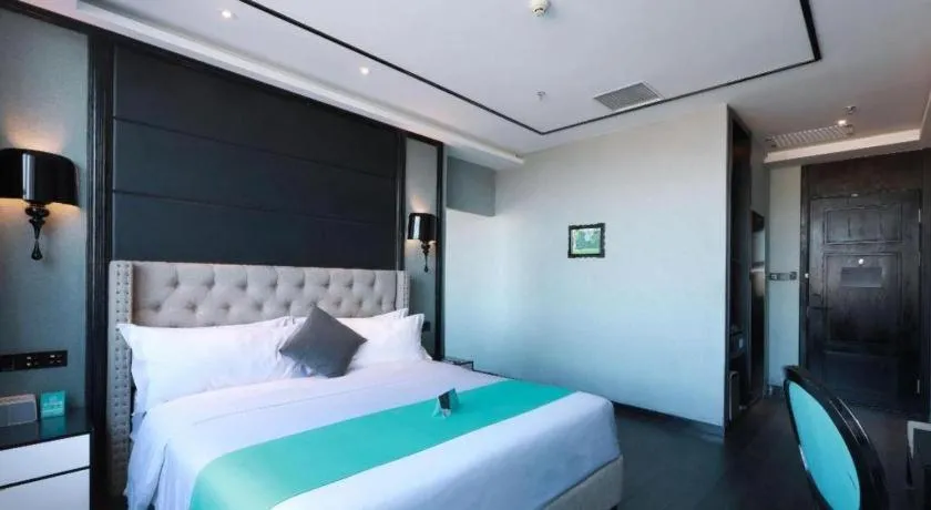 Bed in Xana Hotelle Yinchuan Swan Lake Wangfujing