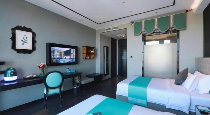 Bed in Xana Hotelle Yinchuan Swan Lake Wangfujing