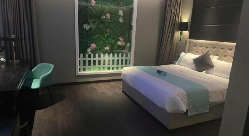 Bed in Xana Hotelle Yinchuan Swan Lake Wangfujing