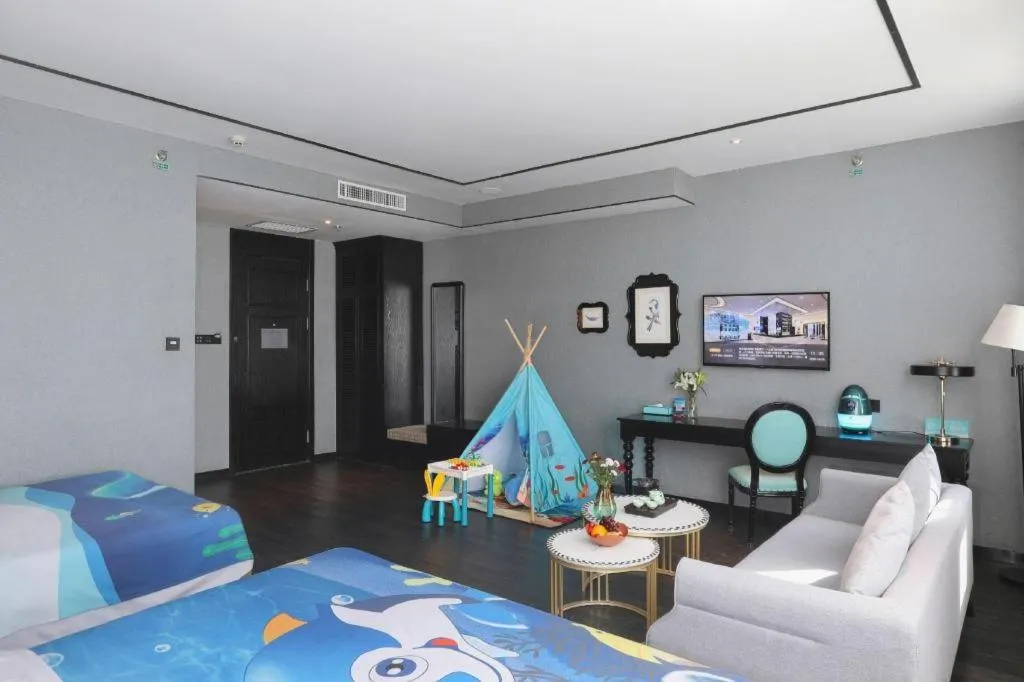 Bed in Xana Hotelle Yinchuan Swan Lake Wangfujing