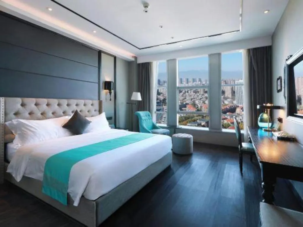 Bed in Xana Hotelle Yinchuan Swan Lake Wangfujing