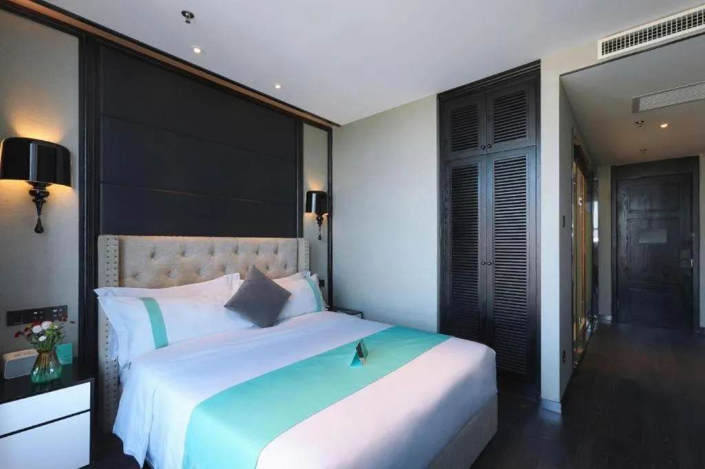 Bed in Xana Hotelle Yinchuan Swan Lake Wangfujing