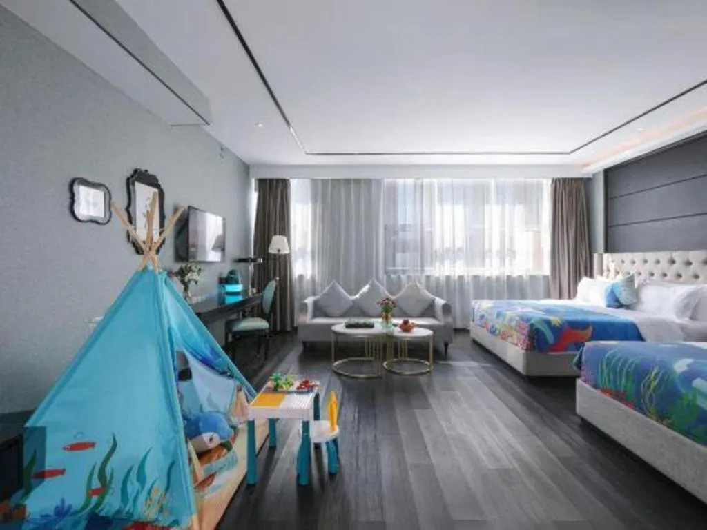 Bed in Xana Hotelle Yinchuan Swan Lake Wangfujing