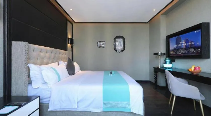 Bed in Xana Hotelle Yinchuan Swan Lake Wangfujing