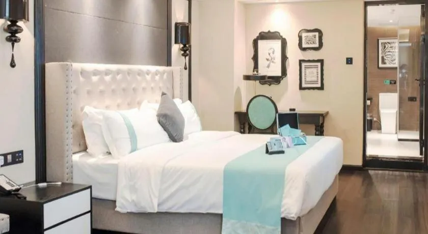 Bed in Xana Hotelle Zhuhai Gongbei Port