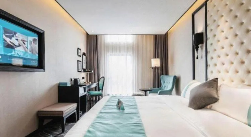 Bed in Xana Hotelle Zhuhai Gongbei Port