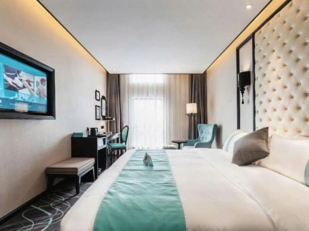 Bed in Xana Hotelle Zhuhai Gongbei Port