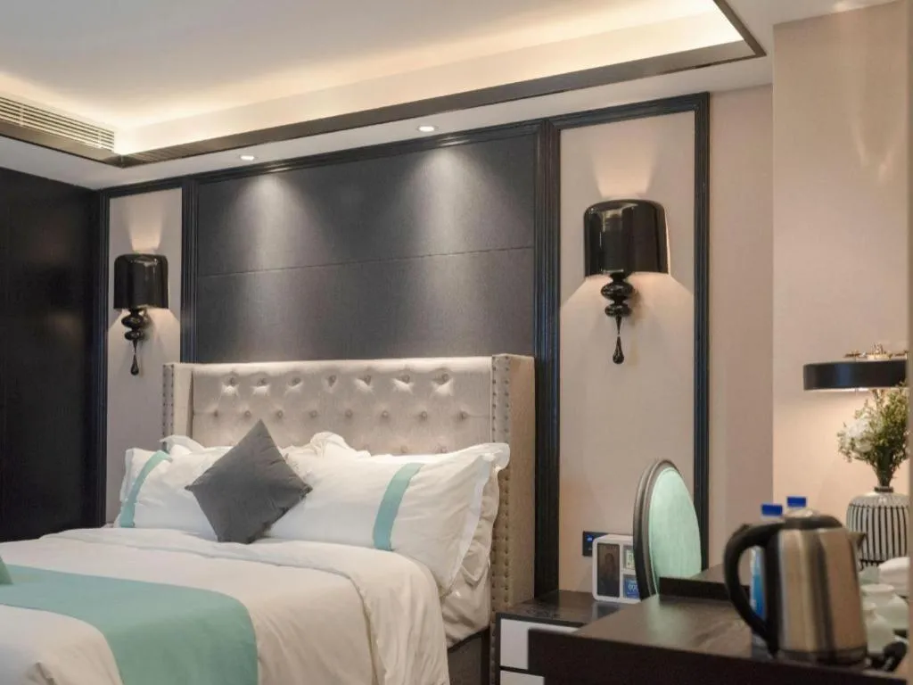 Bed in Xana Hotelle Zhuhai Gongbei Port