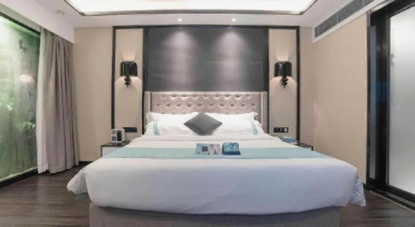 Bed in Xana Hotelle Zhuhai Gongbei Port