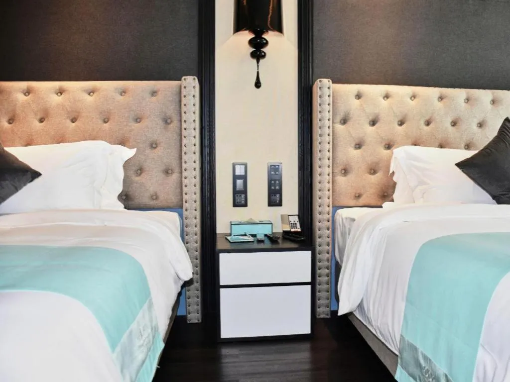 Bed in Xana Hotelle Zhuhai Gongbei Port