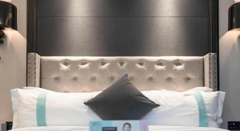 Bed in Xana Hotelle Zhuhai Gongbei Port